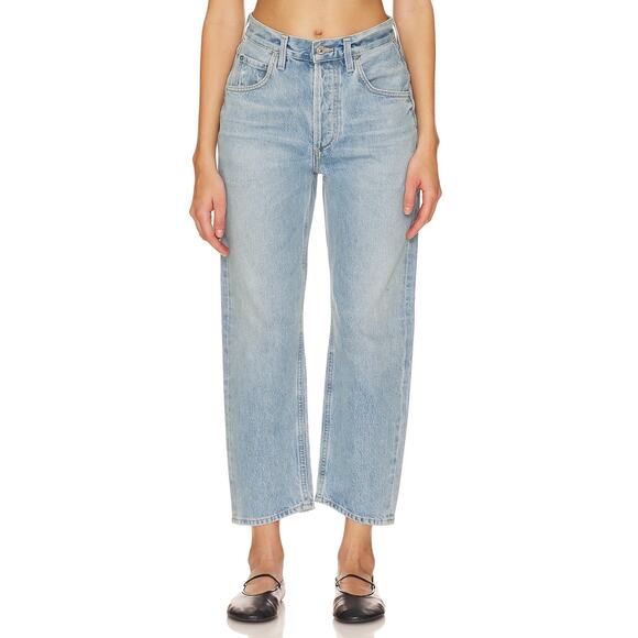 Citizens of Humanity Denim - Citizens of Humanity Dahlia Bow Leg Size‎ 26 Light Wash Jeans Cropped